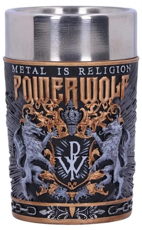 Pahar shot Powerwolf - Metal is Religion 8 cm