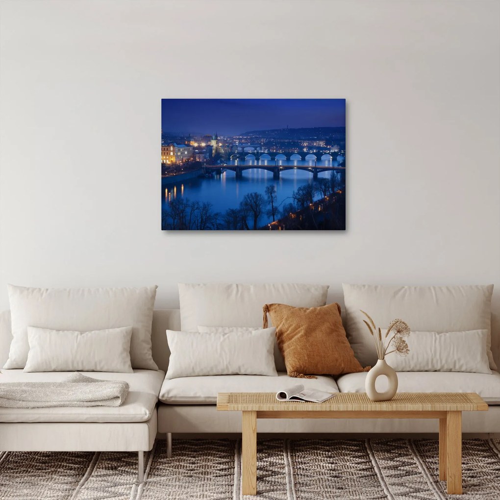 Tablou cu podurile din Praga (70x50 cm)
