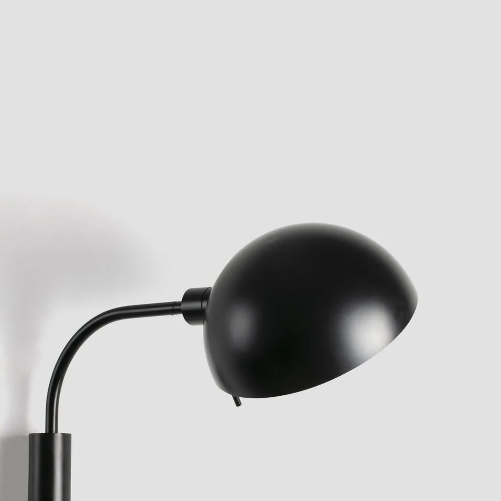 Aplica de perete metal ajustabila DOMINICA negru