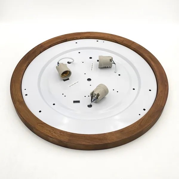 Plafonieră Brilagi BELLADONNA 3xE27/15W/230V d. 50 cm alb/stejar