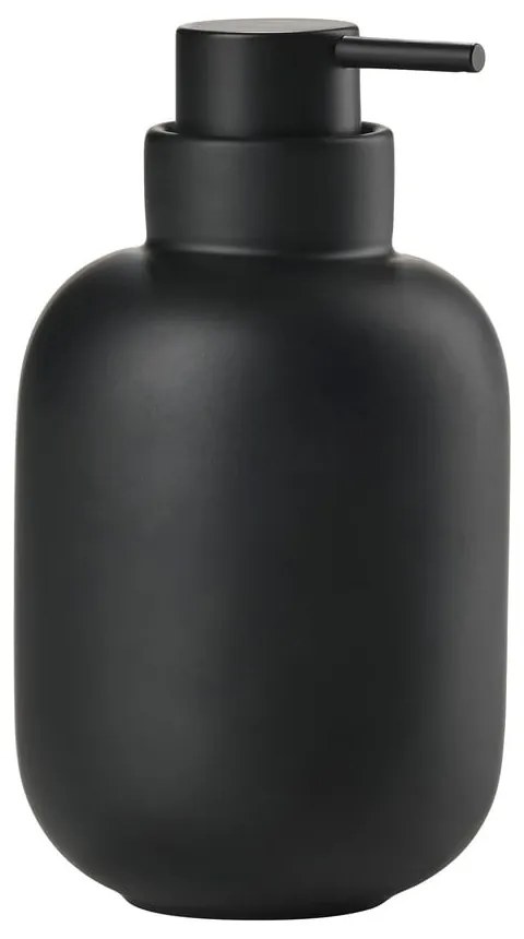 Dozator de săpun lichid negru din gresie ceramică 300 ml Sensu – Zone