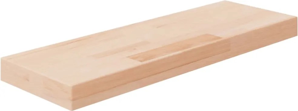 vidaXL Poliță, 60x20x4 cm, lemn masiv de stejar netratat