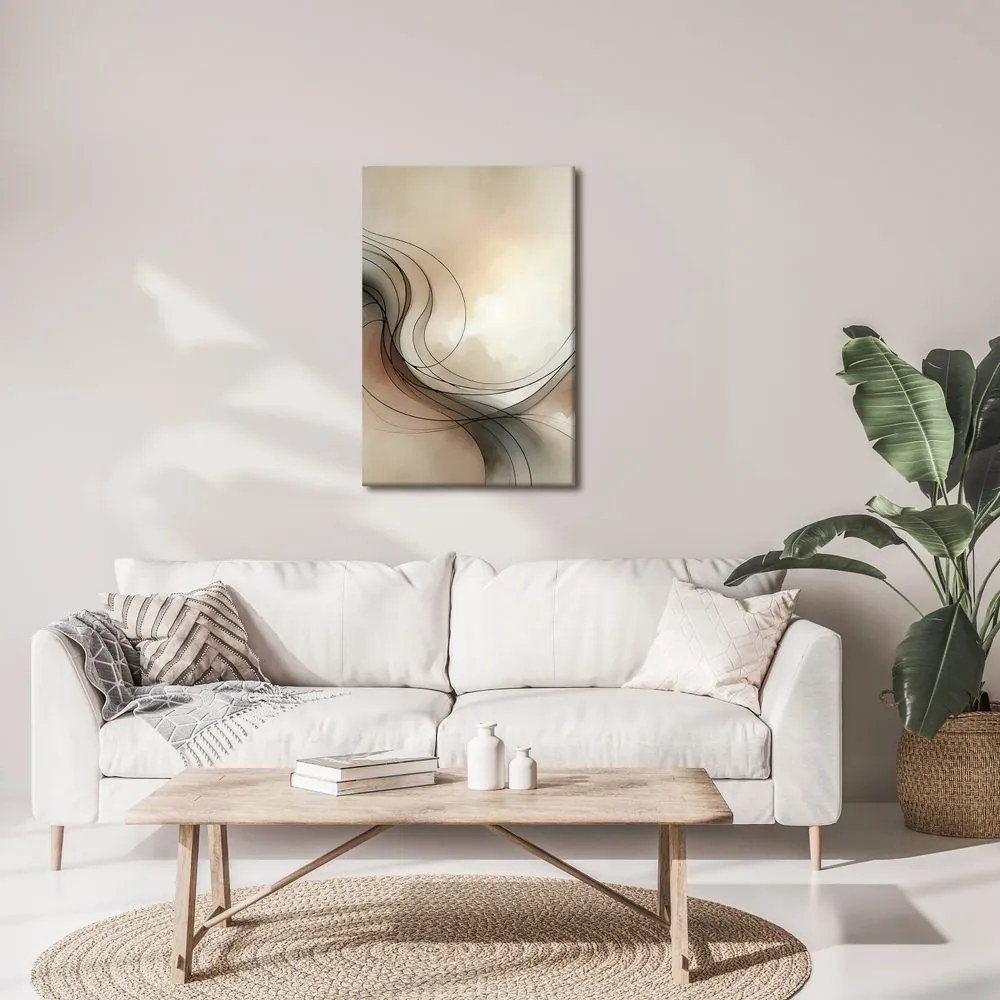 Tablou linii elegante printre nori