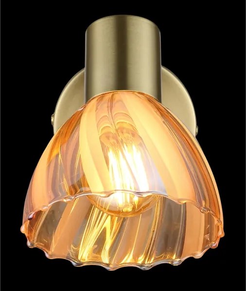 Spot de perete Globo 54315M-1 ZACHERY 1xE14/40W/230V auriu