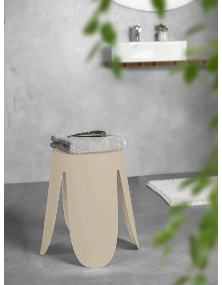 Scaun bej stivuibil din plastic Comiso – Wenko