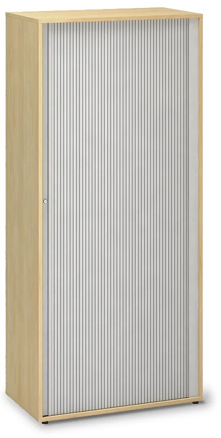 Dulap cu perle înalte ProOffice 80 x 45 x 178 cm, pară sălbatică