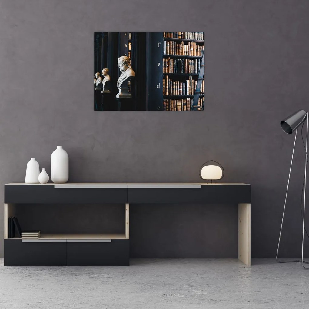 Tablou - La bibliotecă (70x50 cm)
