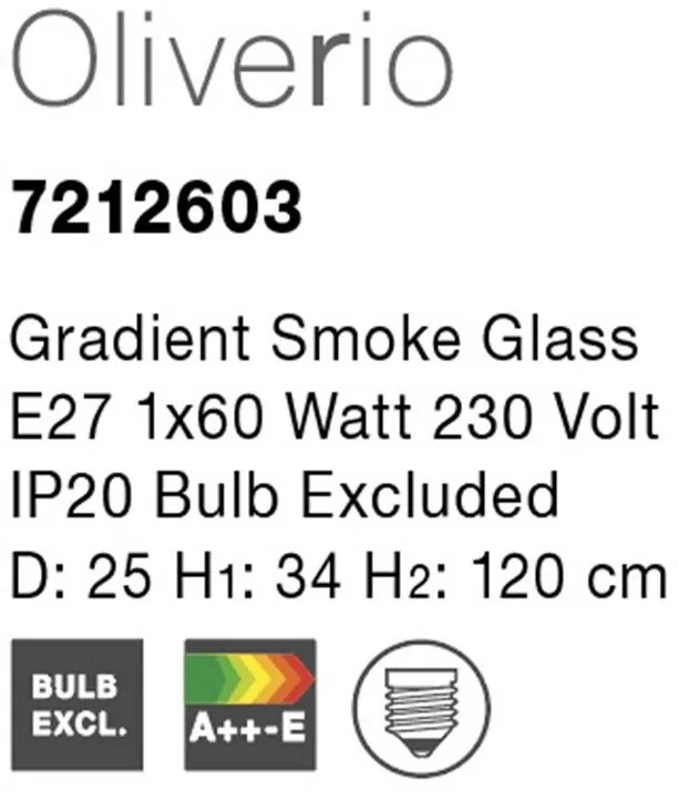 Lustra / Pendul design modern 25cm Oliverio NVL-7212603