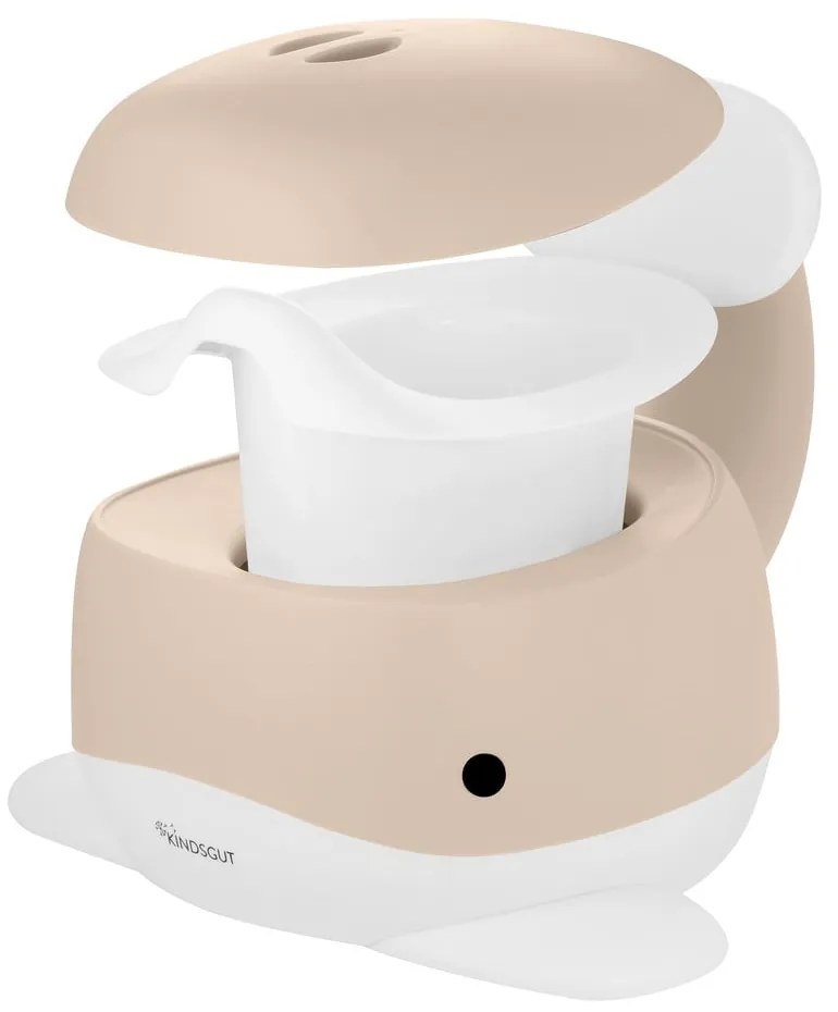 Oliță de noapte cu spătar bej - Kindsgut