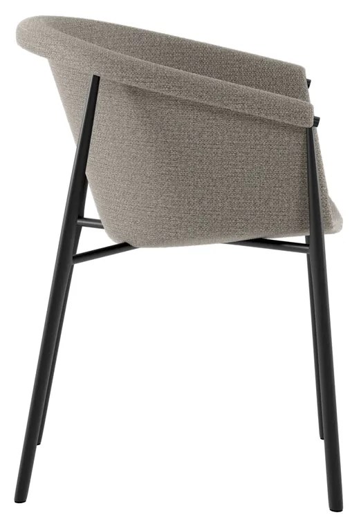 STONES Scaun din material textil 58cm X 56cm H. 79cm | Aosom Romania
