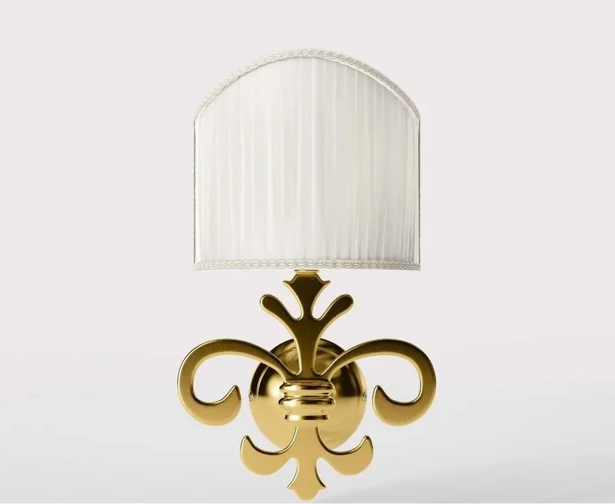 Aplica de perete stil clasic italian din alama Giglio