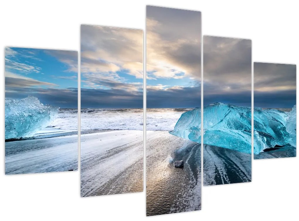 Tablou - Plaja Diamond Beach (150x105 cm)