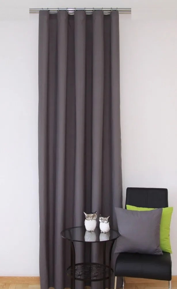 Draperie gri gata cusută Lungime: 250 cm