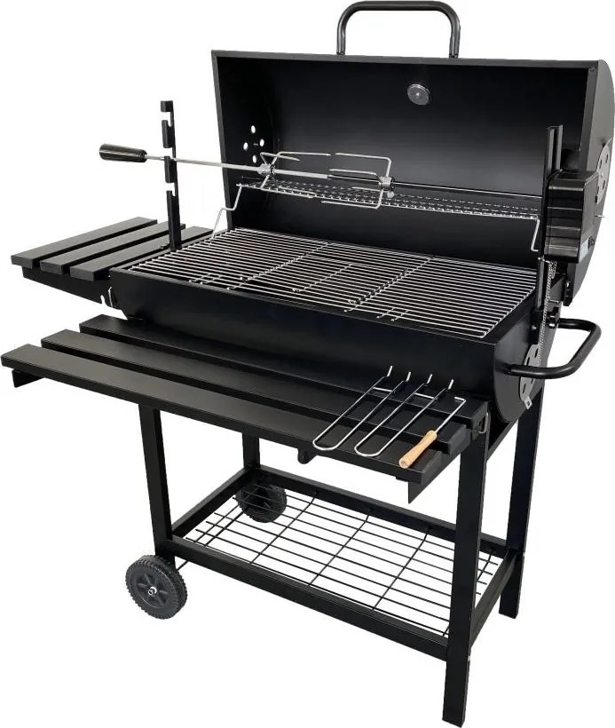 Grătar multifuncțional cu afumătoare + rotisor electric KRISTEN