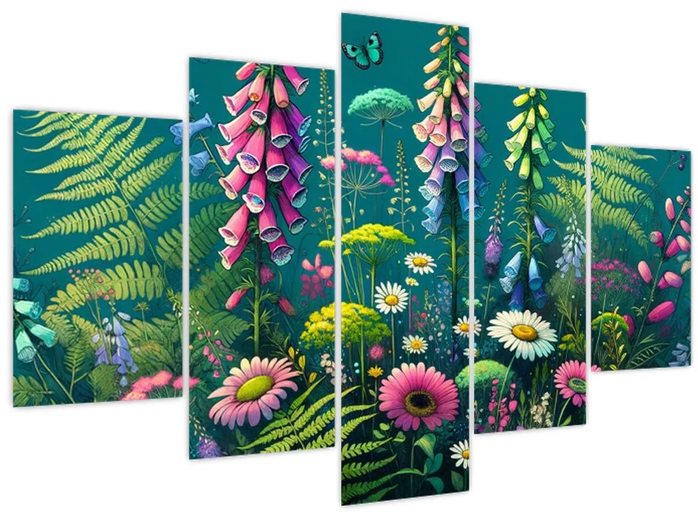 Tablou - Flori de câmp (150x105 cm)