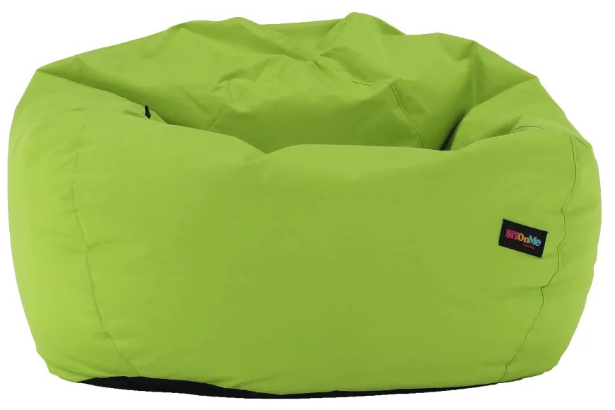 Fotoliu tip sac, material textil verde, KATANI