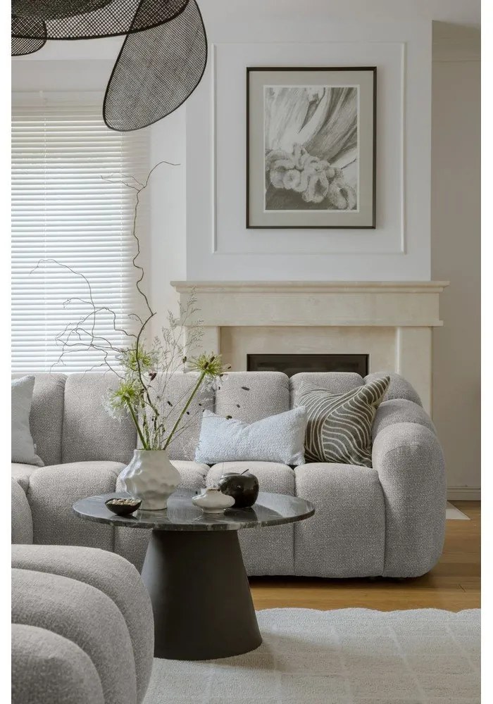 Colțar gri deschis (cu colț pe partea dreaptă/în formă de "U") Shell – Miuform