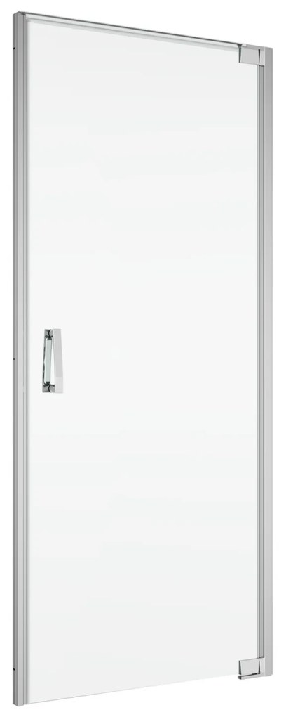 Usa batanta cu profil compensator, crom, 70 cm, instalare dreapta, Ronal Cadura 700 mm, Crom, Dreapta
