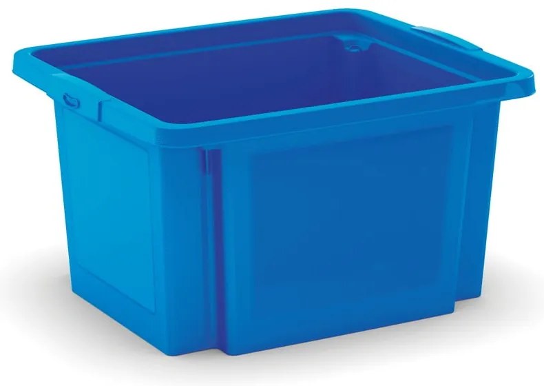 Cutie de depozitare albastră din plastic 42x35x23 cm H-Box S – KIS