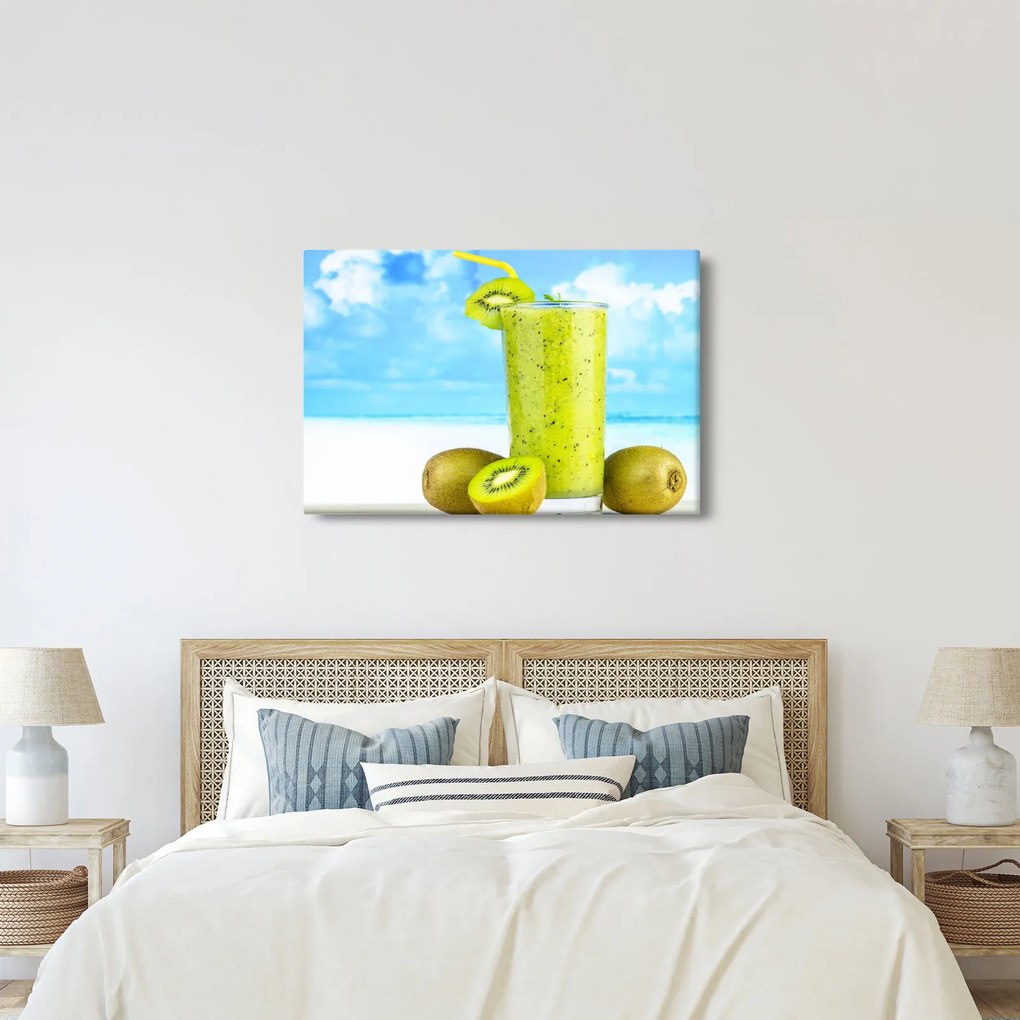 Tablou - smoothie kiwi (90x60 cm)