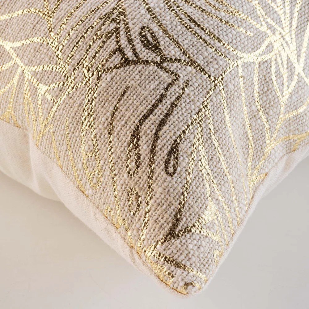 Pernă decorativă 40x40 cm Solea Or – douceur d'intérieur