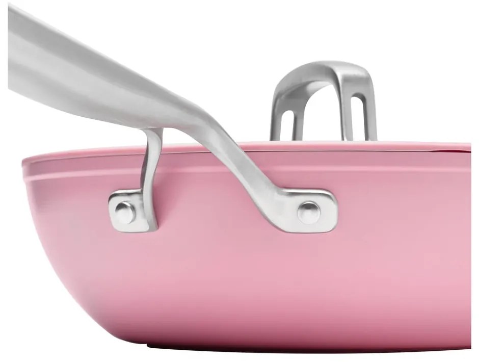 Tigaie tip wok cu capac/cu suprafață ceramică ø 28 cm Meda 3.0 – FABINI