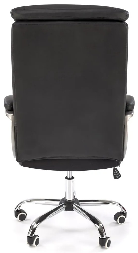 Scaun de birou Helder piele ecologica negru H120 cm