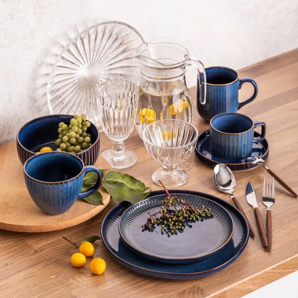 Altom Set de 2 farfurii de desert Reactive Stripes 20,5 cm