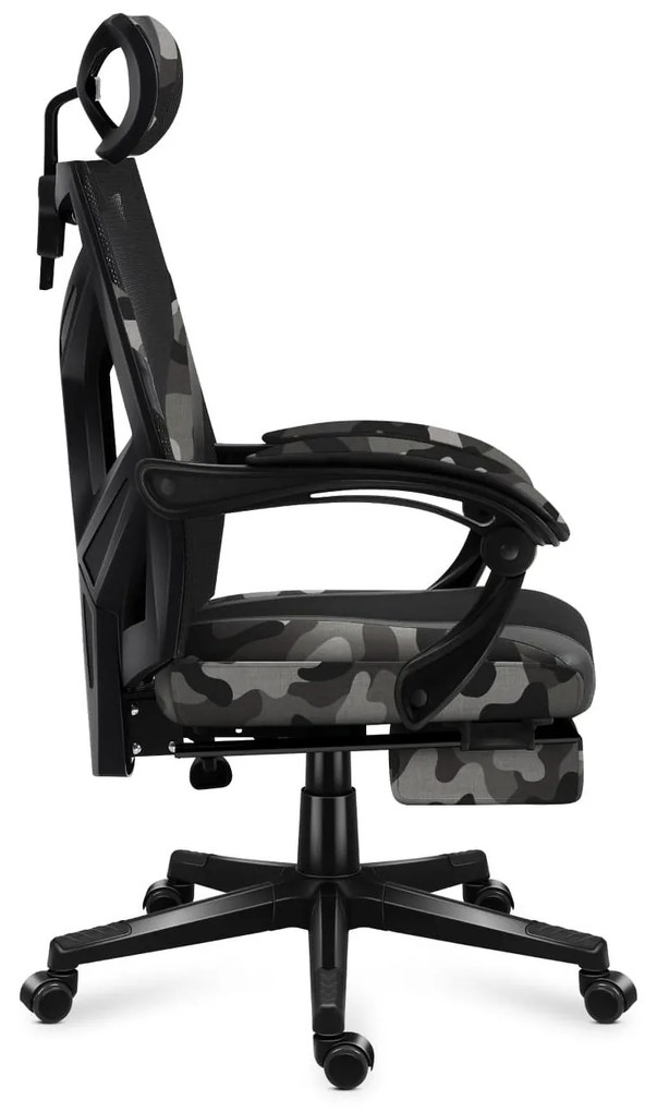 Fotoliu gaming Cruiser 5 (negru + gri camuflaj). 1087451