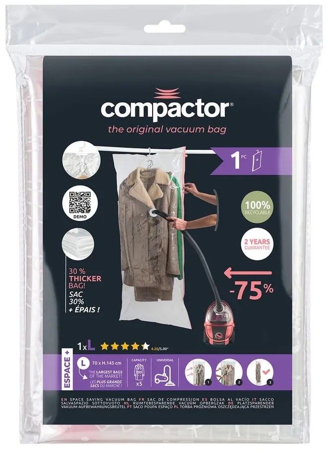 Sac de vidat Espace L – Compactor