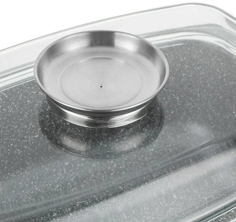 Florina Tigaie din aluminiu cu capac aromat Lava 4,5 l, 32 × 22 × 11 cm