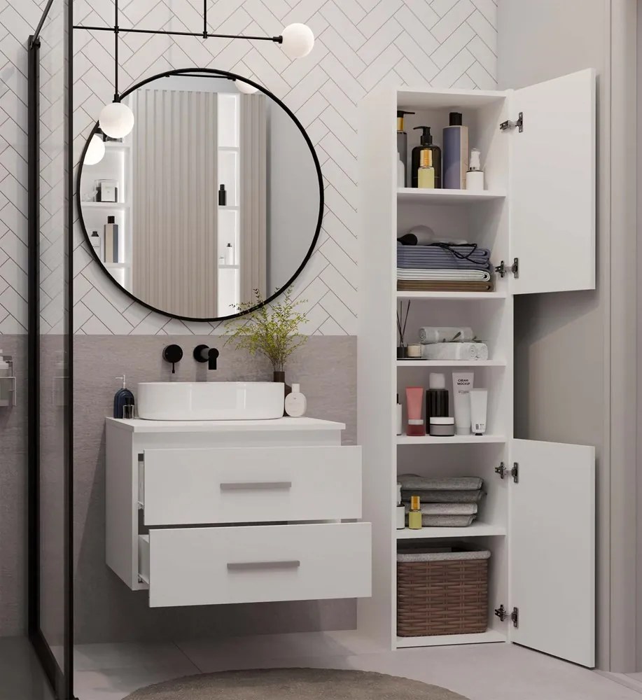 Dulap sub lavoar Neltossa 1 60 (alb). 1133031