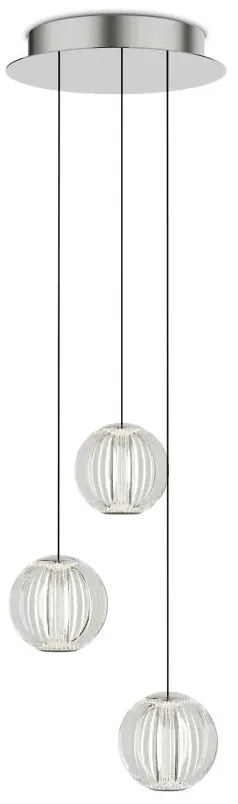 Lustra cu 3 pendule LED design modern Diamond SP3