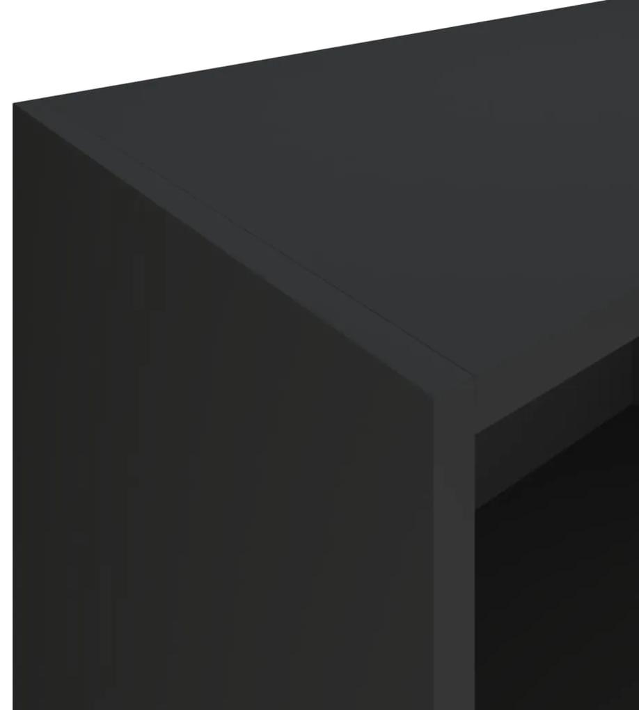 Raft pentru carti, negru, 60x31x78 cm, PAL 1, Negru, 78 cm