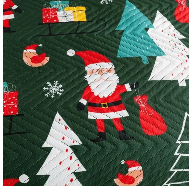 Cuvertura de pat SANTA WINK, verde inchis Dimensiune: 220 x 240 cm