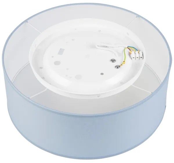 Plafonieră SIRJA PASTEL 1xE27/60W/230V d. 35 cm albastru