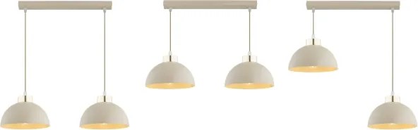 Brilagi - Pendul pe cablu MOON 2xE27/60W/230V bej/auriu