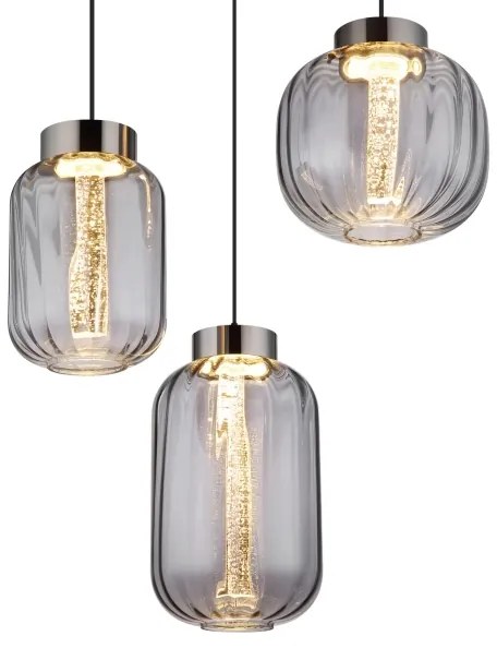 Lustră LED pe cablu Globo 15746-3H FLUORO LED/23W/230V