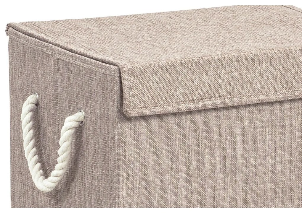 Coș textil pentru rufe LAUNDRY 40 x 30 x 60 cm, maro