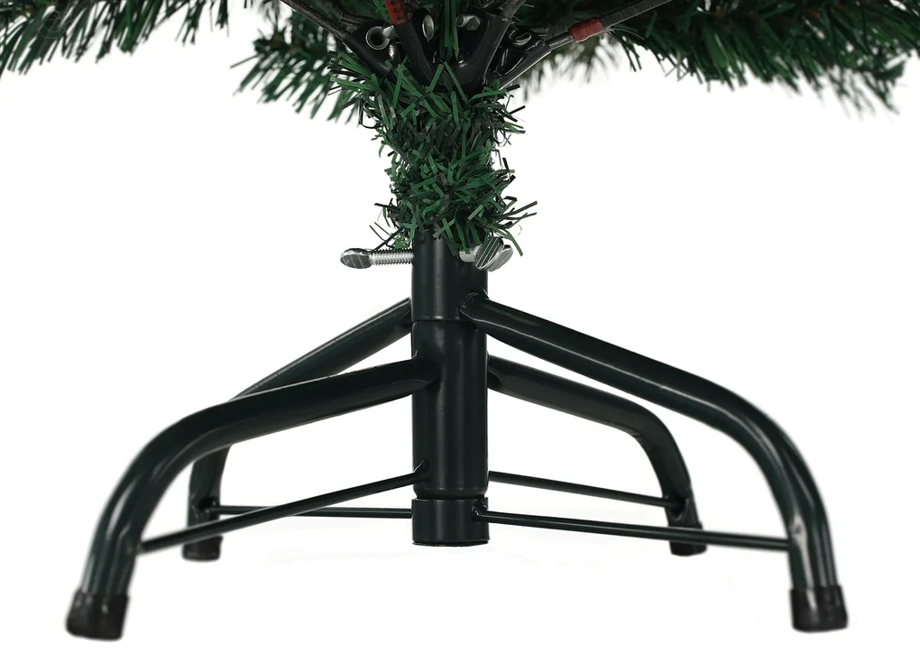 Brad de Crăciun 3D, verde, 160 cm, CHRISTMAS TIP 9