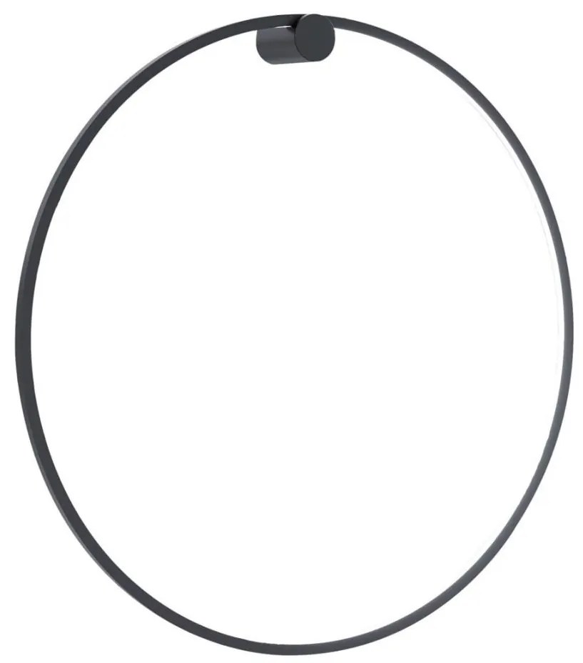 Aplica LED SATURNO 46W, 230V, Ø80 cm, IP44, antracit