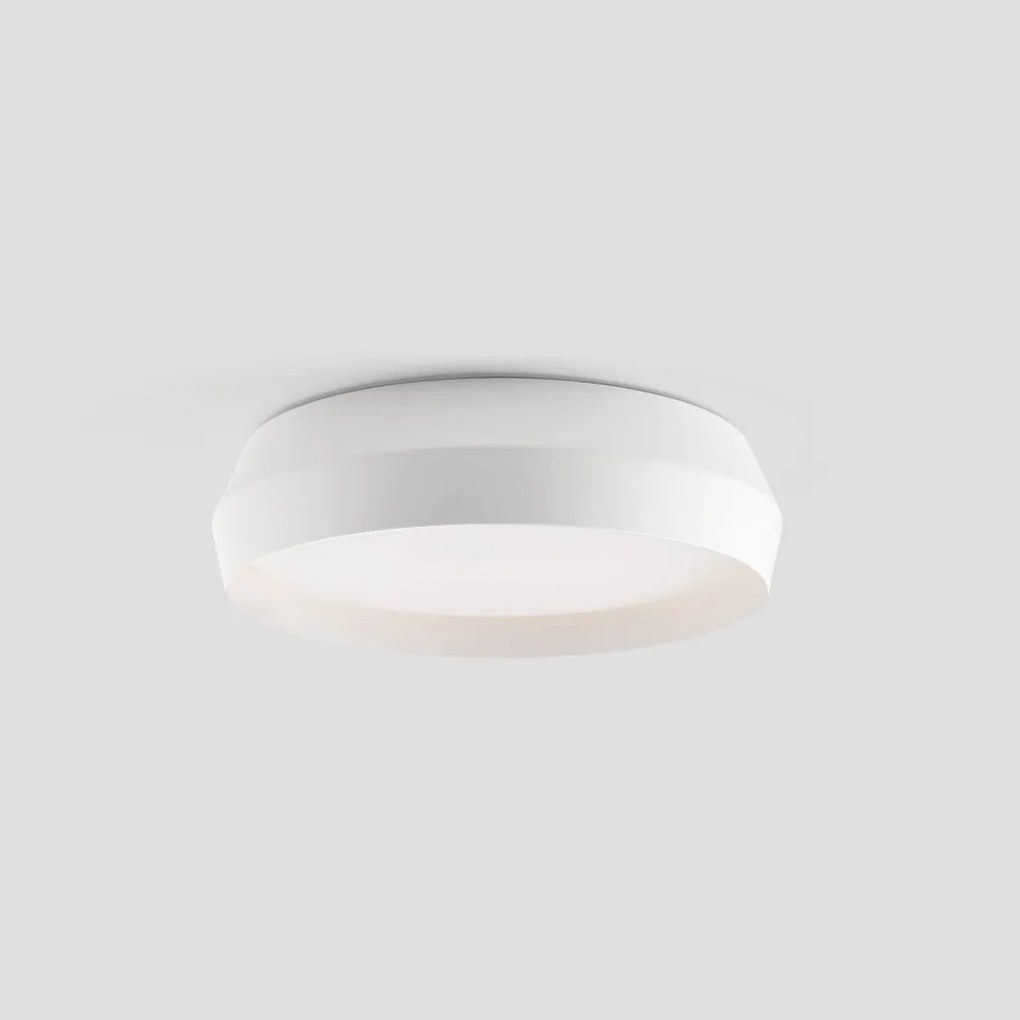 Lustra / Plafoniera LED design modern slim SHOKU 35cm alb