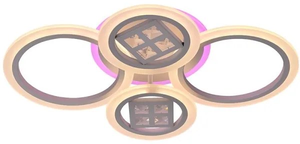 Lustră LED RGB dimabilă aplicată LED/50W/230V 3000-6500K + telecomandă