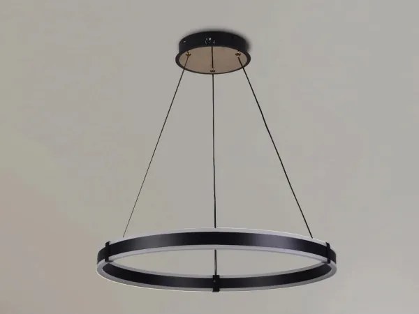 Brilagi-LED Lustră suspendată pe cablu, reglabilă (dimmer) CIRCLE LED/85W/230V 3000-6500K neagră + telecomandă