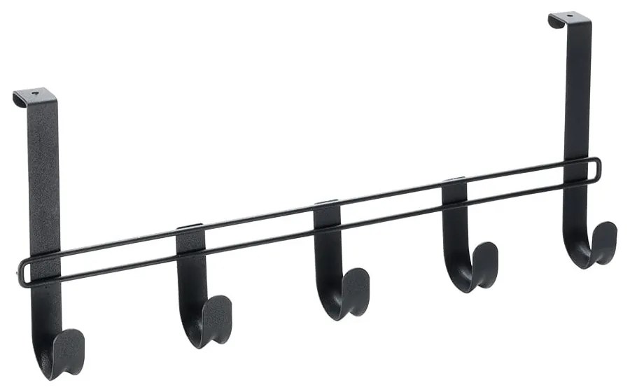 Cuier de ușă negru din metal 38 cm Lava – Metaltex