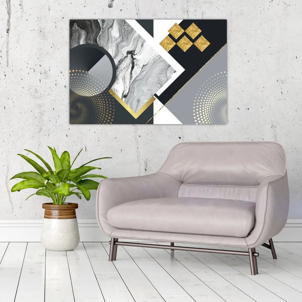 Tablou - Colaj texturat (90x60 cm)