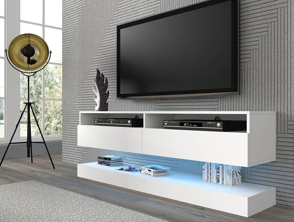 Masă TV Dual 160 (alb). 1124832
