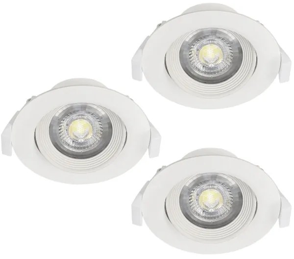 Eglo 32896 - Set 3x corp de iluminat încastrat SARTIANO LED/5W/230V