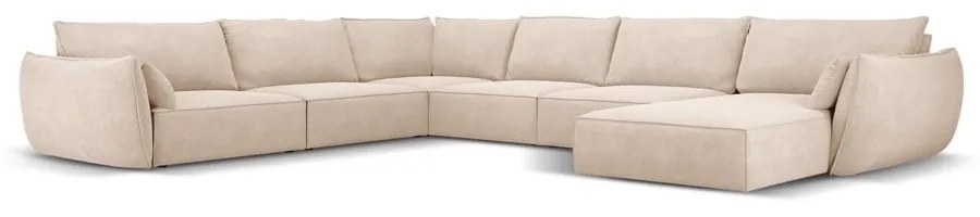 Colțar bej (pe partea stângă) Vanda – Mazzini Sofas