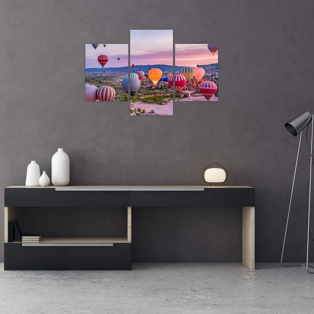 Tablou - Baloane cu aer cald (90x60 cm)